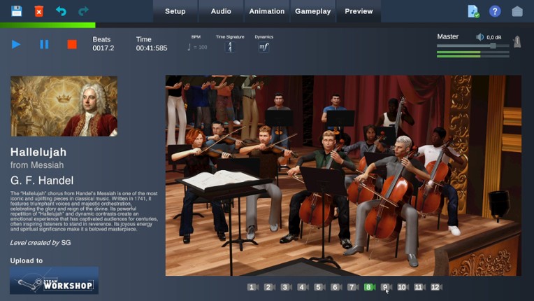 Maestro Level Editor screenshot