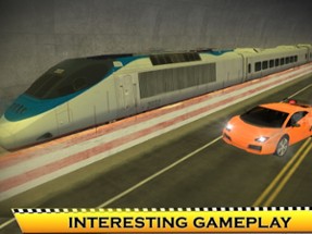 Real Train vs Car Racing 2023 Image