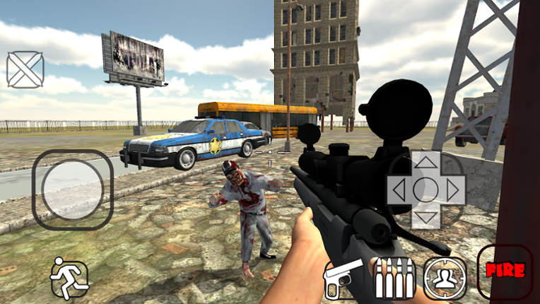 Zombie Sniper Shooting 3D Image