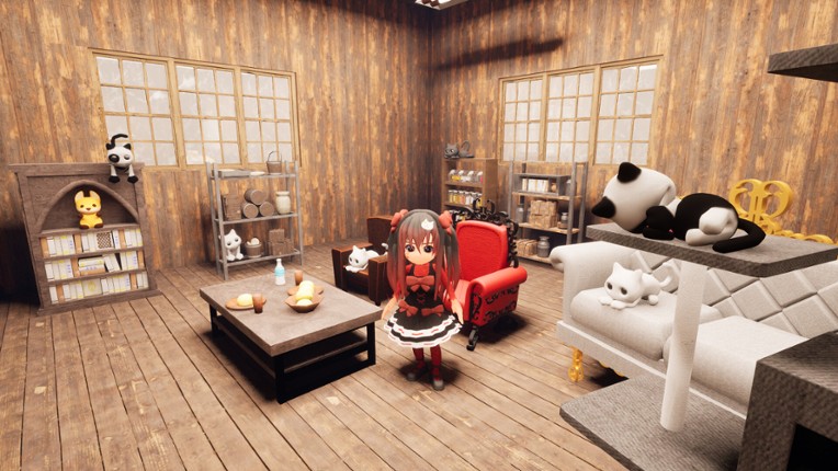 幽霊屋敷と猫の家 screenshot