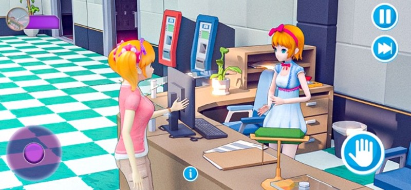 Anime High School Teacher 3D screenshot