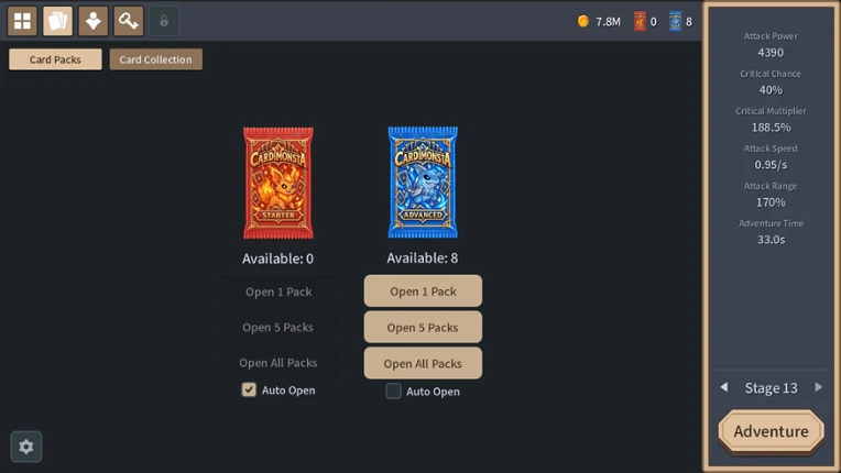 Chest Looter: Cardimonsta Collection screenshot
