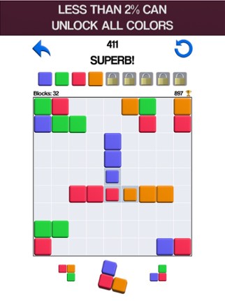 Color Blocks, Wooduko screenshot