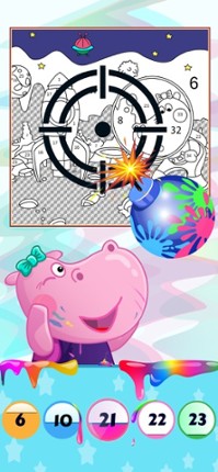 Color by Number with Hippo screenshot