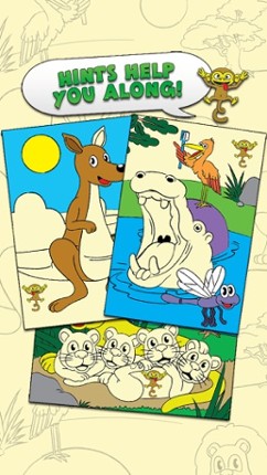 Coloring Animal Zoo Touch To Color Activity Coloring Book For Kids and Family Free Preschool Starter Edition screenshot