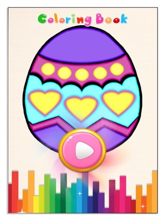 Easter Eggs Kids Coloring Book - Game for Kids screenshot
