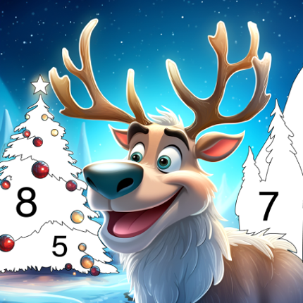 Christmas Color by Number Game Image