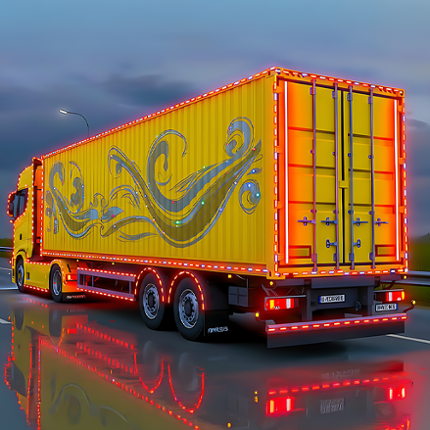 Euro Truck 3D Game Simulator Image