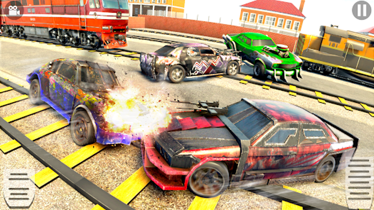 Train Car Crash Derby Game 3D screenshot