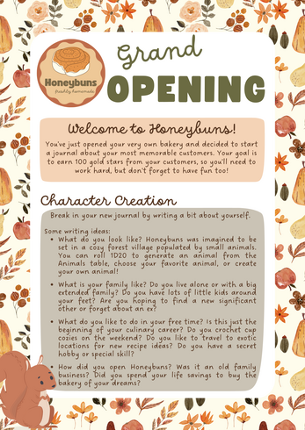Honeybuns: A Solo Journaling RPG Image