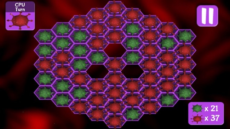 Infexxion - hexagonal board game screenshot