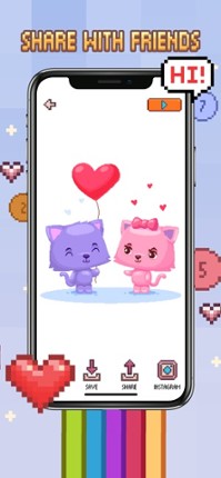 Love Pixel - Color by Number screenshot