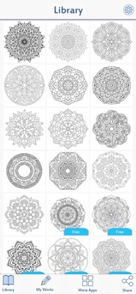 Mandala Coloring Pages Book screenshot