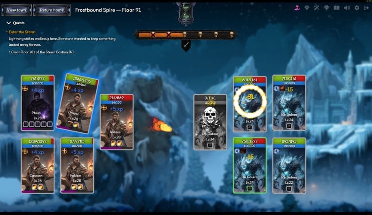 Nocturnal Quest: An Idle RPG Adventure screenshot