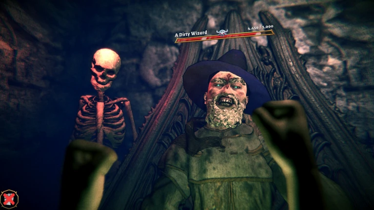 Punching a Dirty Wizard screenshot