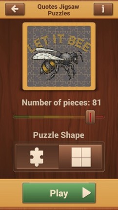 Quotes Jigsaw Puzzles - Real Puzzle Matching Games screenshot