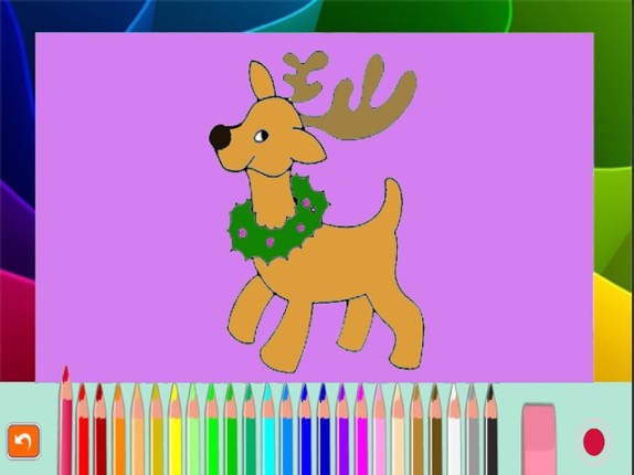 Santa Claus Christmas coloring book! For kids Image
