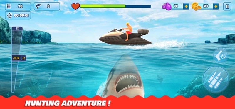 Shark Hunting Games: Sniper 3D screenshot