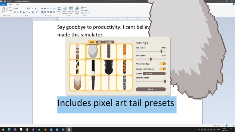 Tail Simulator screenshot