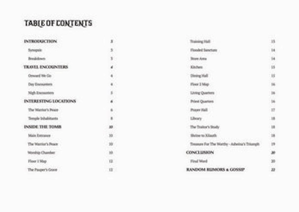 The Warrior's Tomb screenshot