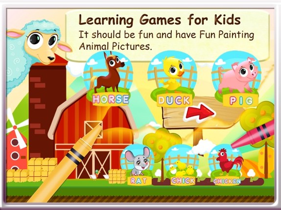 Animal Vocab &amp; Coloring - The artstudio for kids Image
