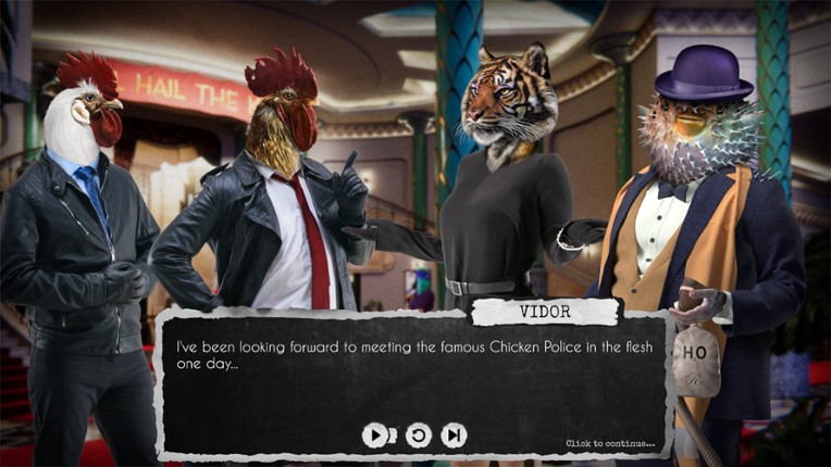 Chicken Police: Into the HIVE! screenshot