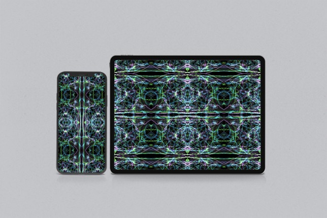 Colorful Abstract Fractal HD Wallpaper ~ Liquid Light Series #9 Image