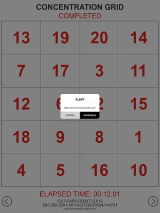 Concentration Grid Image