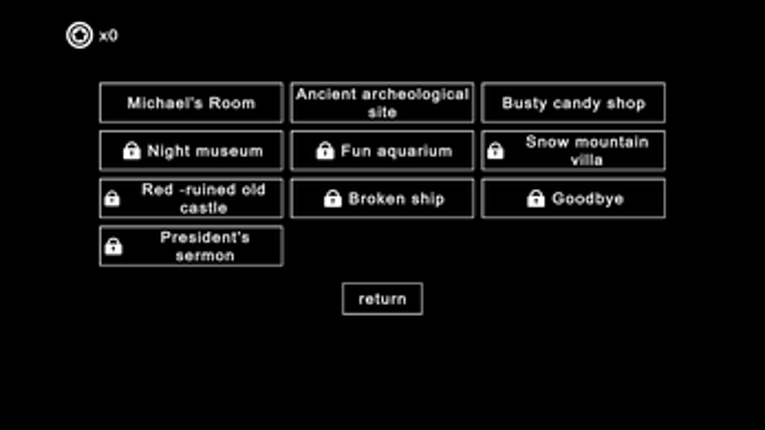 Escape Game : Button and Text Image