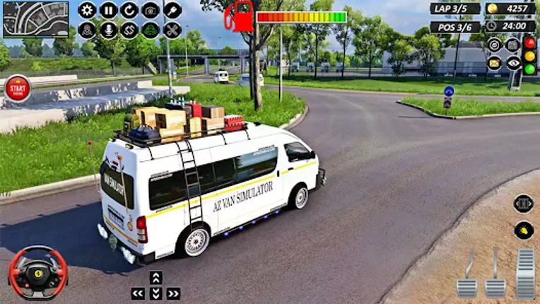 Van Taxi Games Offroad Driving screenshot