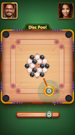 Carrom Plus-Disc Board Game Image