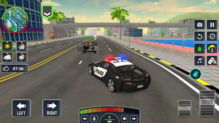 Cop Car Chase 3D : Police Game screenshot