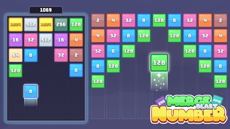 Merge Blast Number screenshot