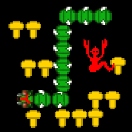 Retro Centipede infest Image