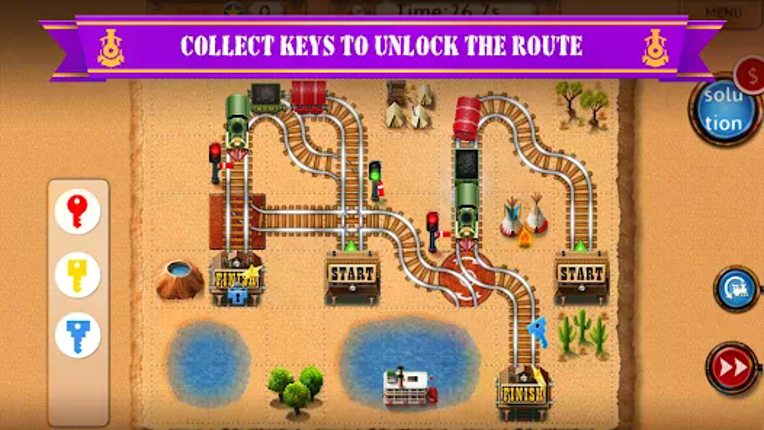 Rail Maze 2: Train puzzle game screenshot