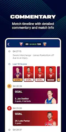 AFL Live Official App screenshot
