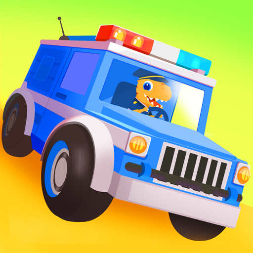 Games like Dinosaur Police Car Games kids