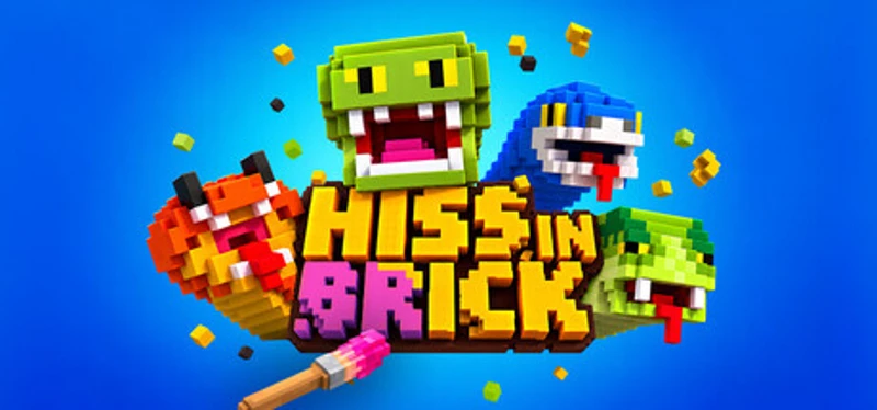 HISS IN BRICK: Voxel Snake Hunt Image
