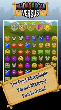 Madagascar Versus Online -  New Multiplayer Match 3 Puzzle Game with Monster Matching Battle Image