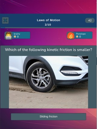 Physics Knowledge Quiz screenshot