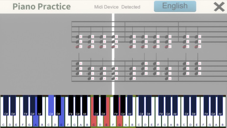 Piano Practice screenshot