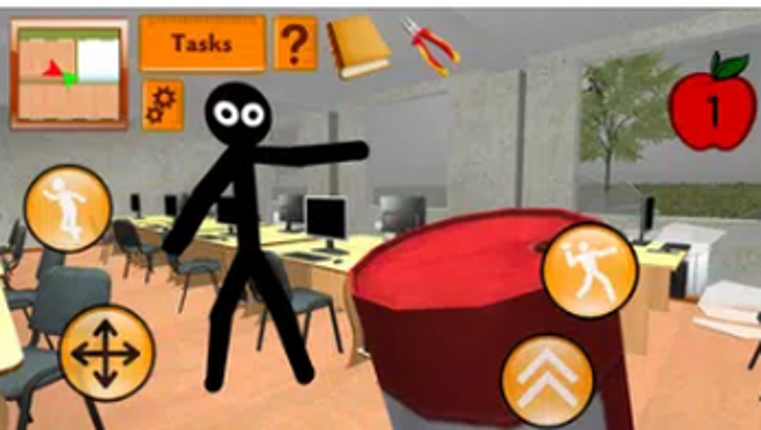 Stickman Teacher. Neighbor School Escape 3 screenshot