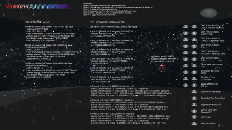 Time Dilation Lab Image