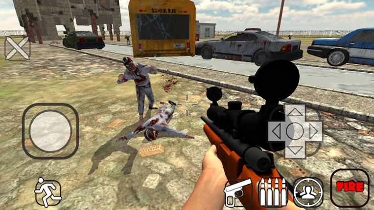 Zombie Sniper Shooting 3D screenshot