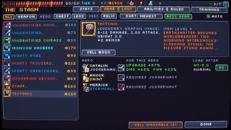 Doomward: Dungeon Autobattler screenshot