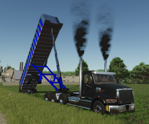 FS25 Lizard frameless end dump for pc V4 Image