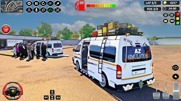 Van Taxi Games Offroad Driving screenshot