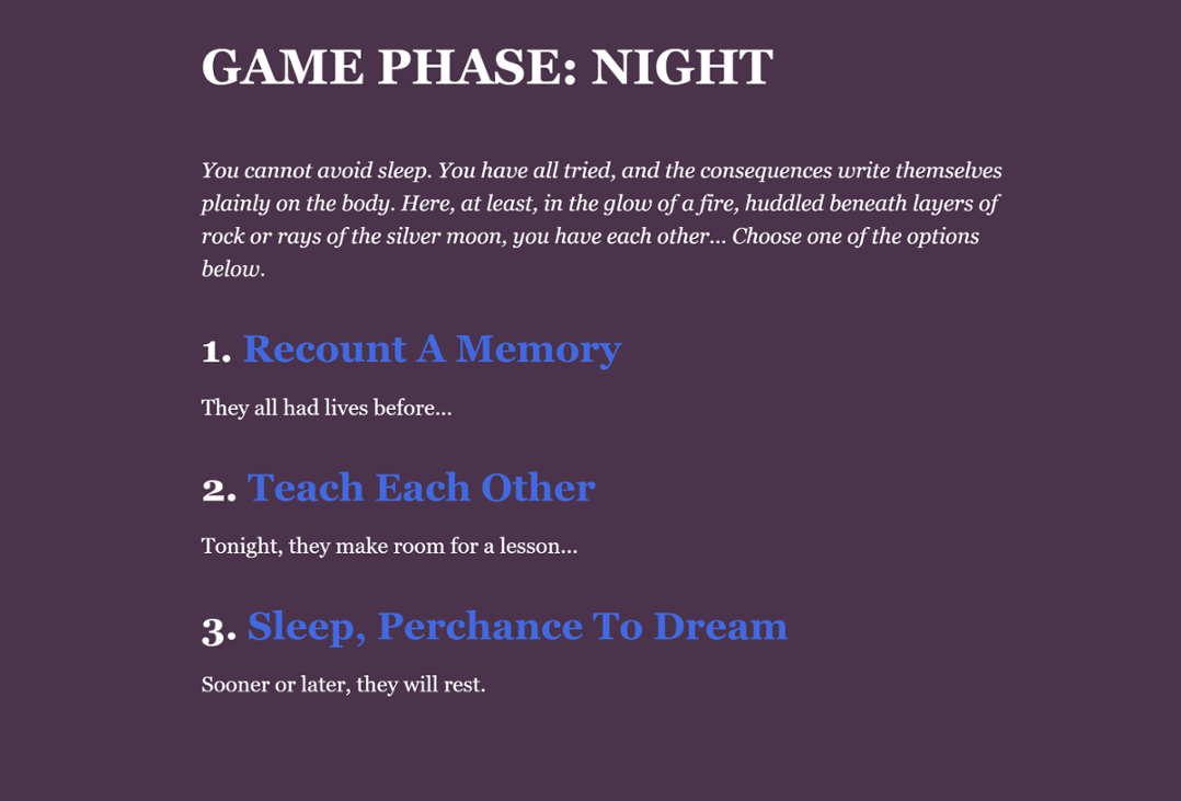 Games like The Settlers Twine Survival Adventure