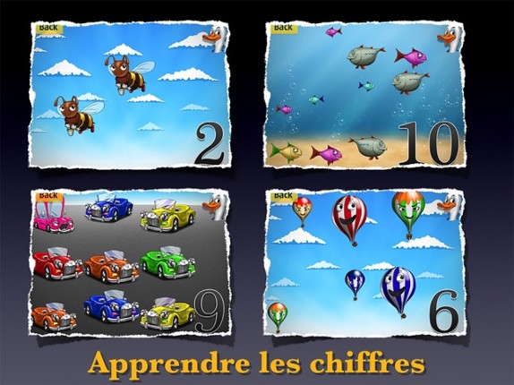 Jeux préscolaires: les chiffres &amp; premiers calculs screenshot