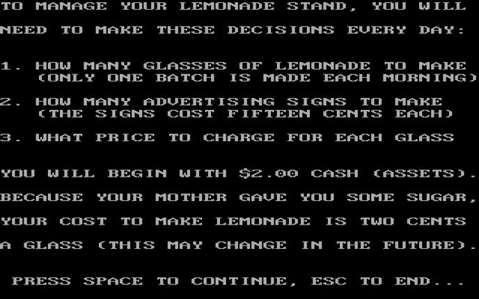 Lemonade Stand Image